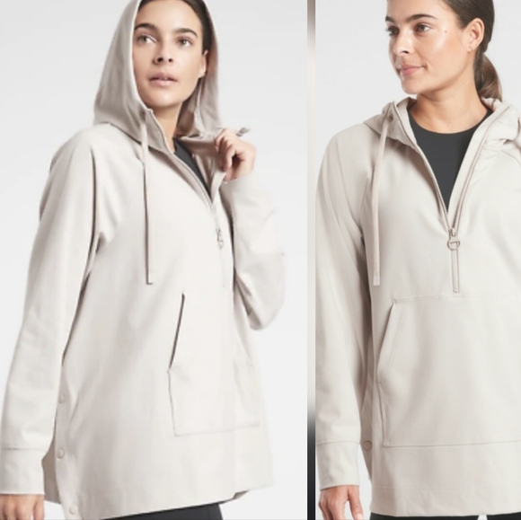 Athleta Tops - Athleta Glacier Poncho Hoodie Large